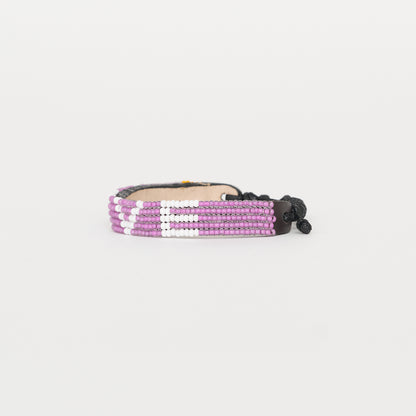 LOVE Bracelet - Purple/White