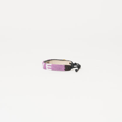 LOVE Bracelet - Purple/White