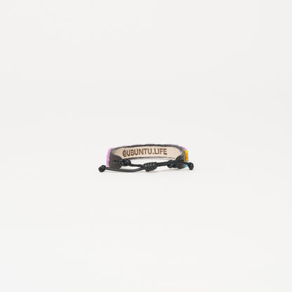 LOVE Bracelet - Purple/White