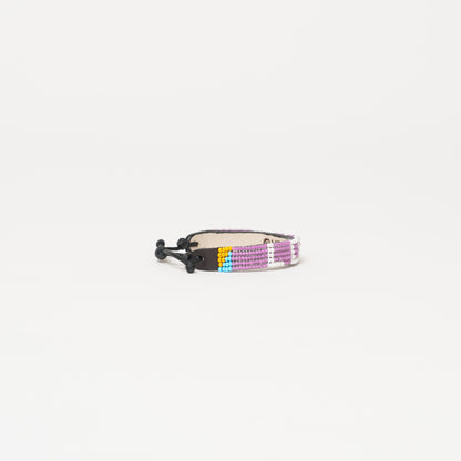 LOVE Bracelet - Purple/White