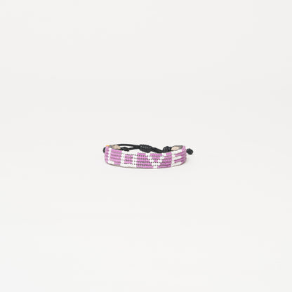 LOVE Bracelet - Purple/White