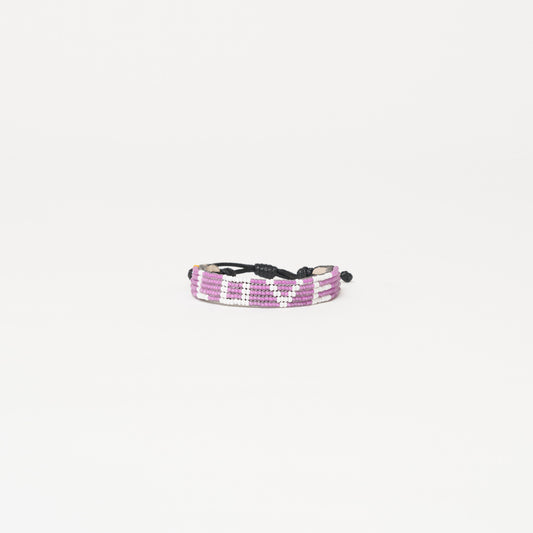 LOVE Bracelet - Purple/White