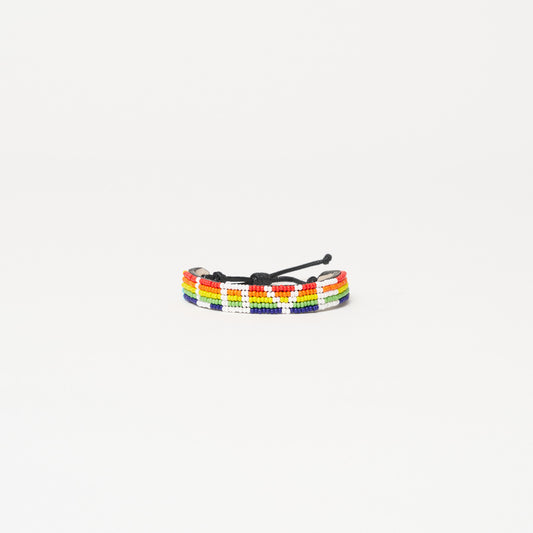 LOVE Bracelet - Rainbow/White