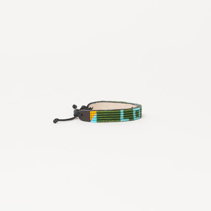 LOVE Bracelet - Fatigue Green/Aqua Blue