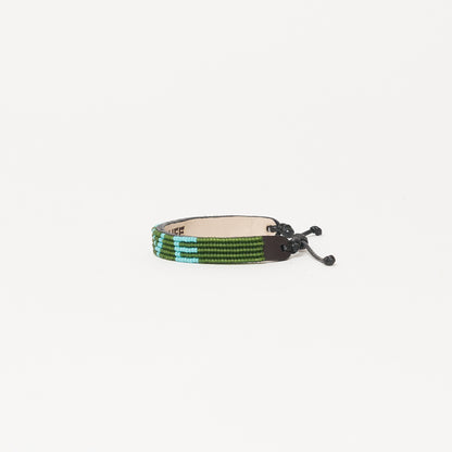 LOVE Bracelet - Fatigue Green/Aqua Blue