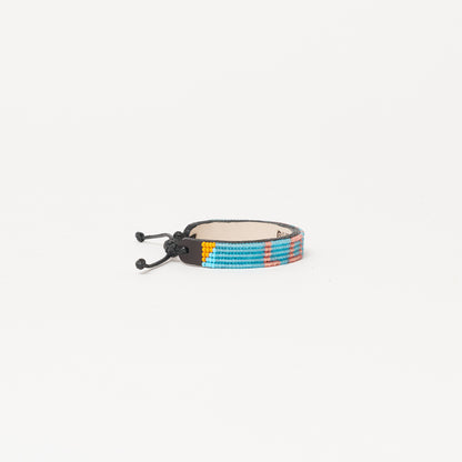 LOVE Bracelet - Seaglass Blue/Coral