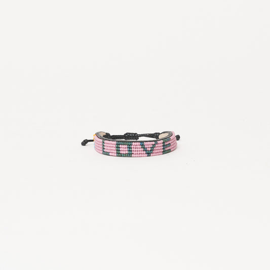 LOVE Bracelet - Mauve/Blue Algae