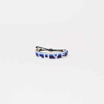LOVE Bracelet - Blue Multi Stripe
