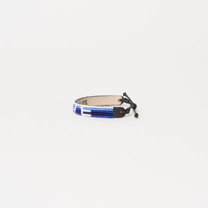 LOVE Bracelet - Blue Multi Stripe