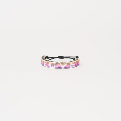 LOVE Bracelet - Pink Multi Stripe