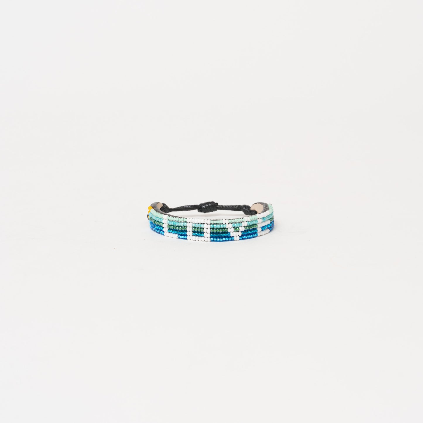 LOVE Bracelets- Green Multi Stripe