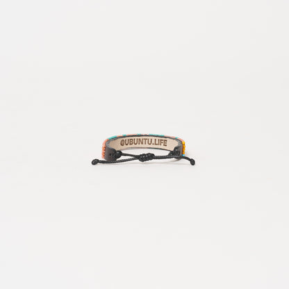 LOVE Bracelet-Coral/Aqua