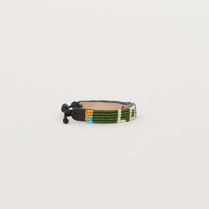LOVE Bracelet - Olive/Cream