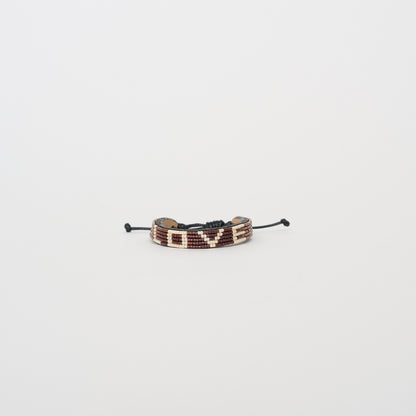 LOVE Bracelet - Plum/Cream