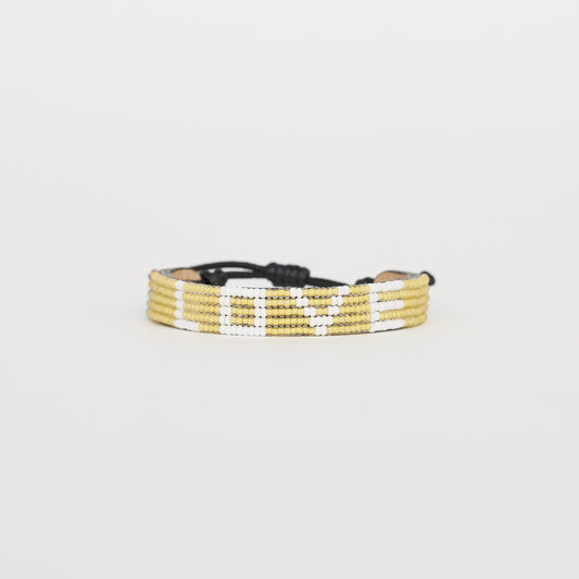 LOVE Bracelet – Daffodil/White