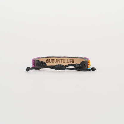 LOVE Bracelet – Fuchsia/White