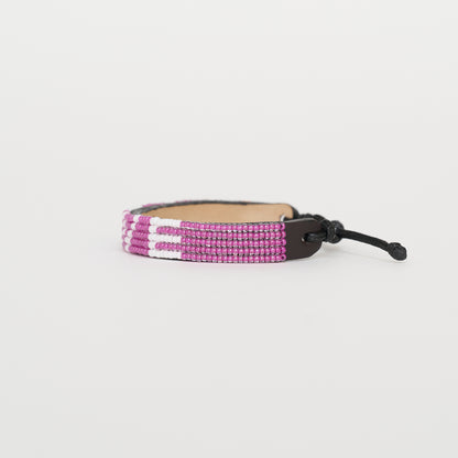 LOVE Bracelet – Fuchsia/White