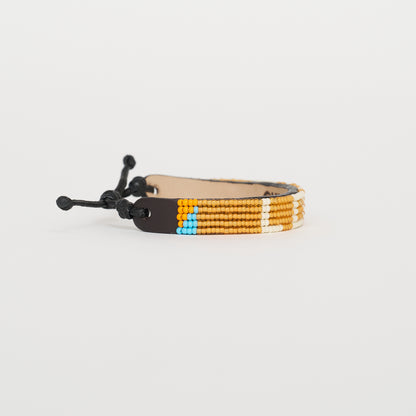 LOVE Bracelet – Tangerine/White