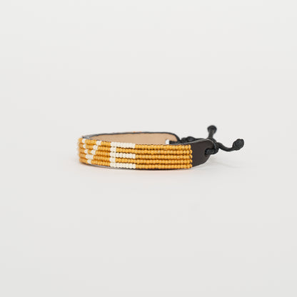 LOVE Bracelet – Tangerine/White