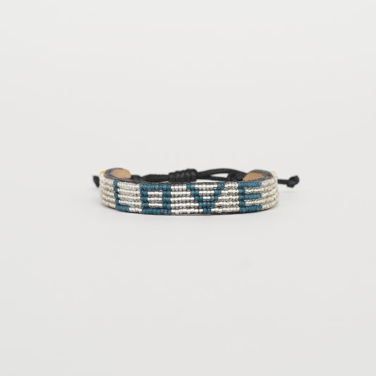 LOVE Bracelet – Silver/Blue