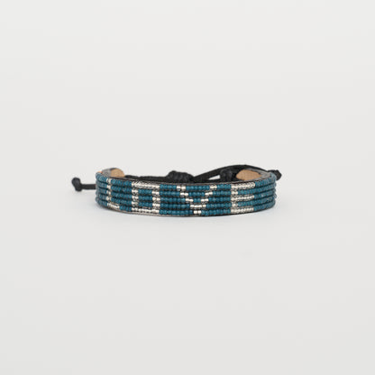 LOVE Bracelet – Mint/Silver