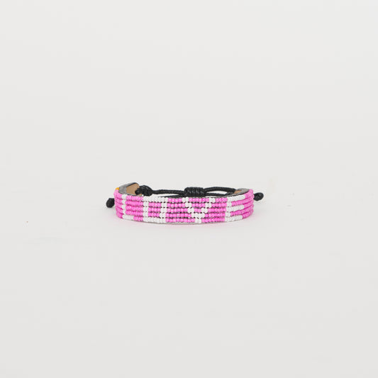 LOVE Bracelet – Bubblegum/White