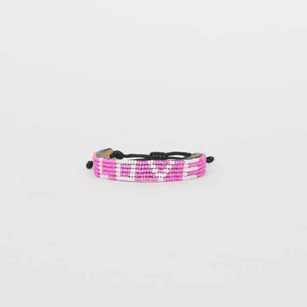 LOVE Bracelet – Bubblegum/White