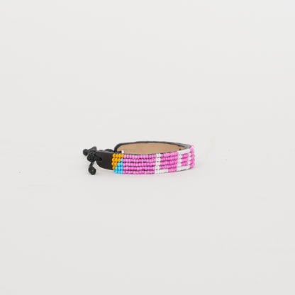 LOVE Bracelet – Bubblegum/White