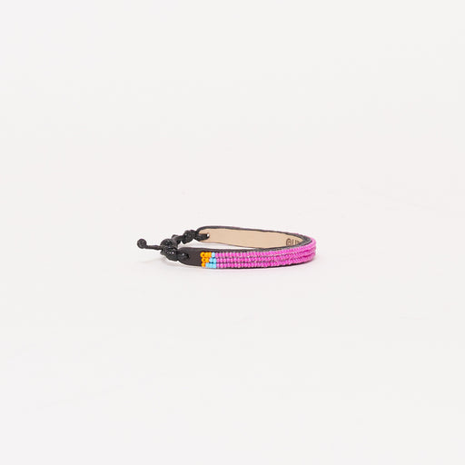 Skinny Solid Bracelet - Fuchsia Pink lifestyle image