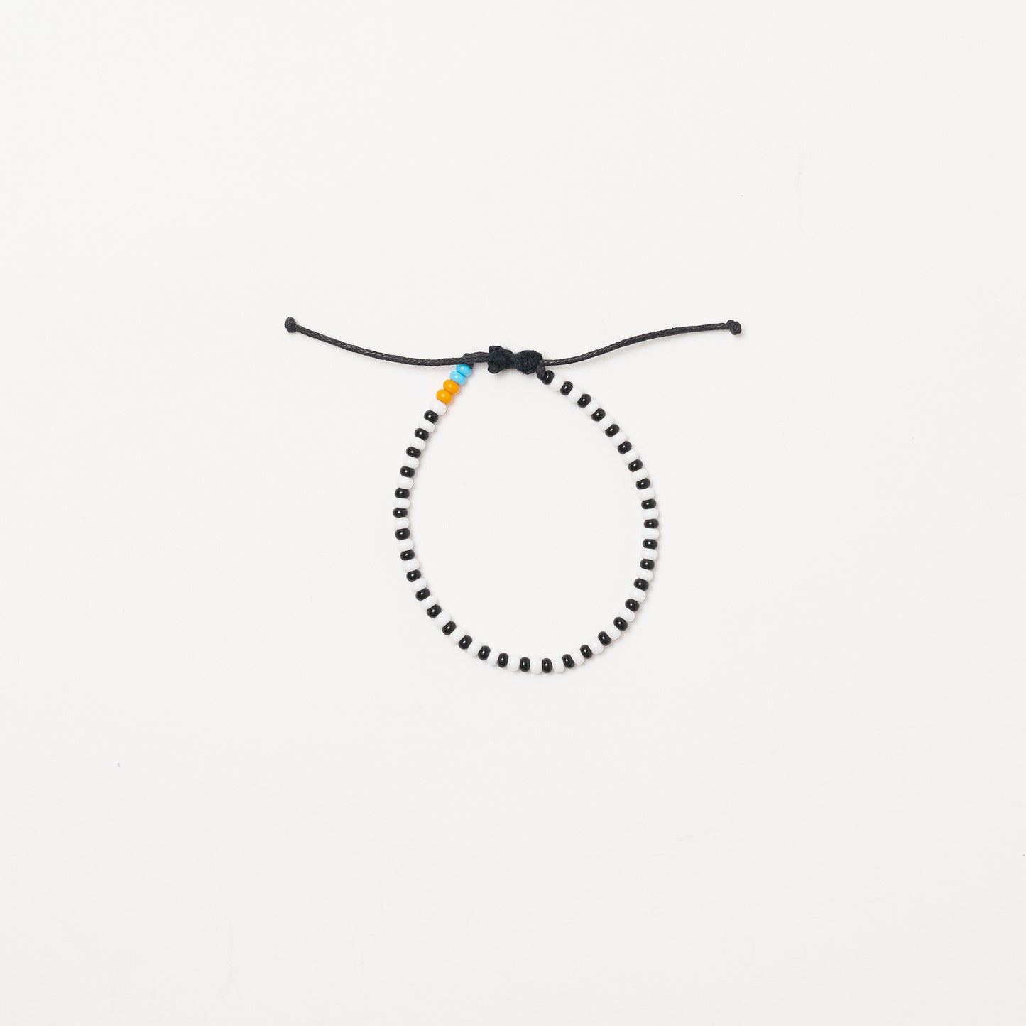 Single Strand Bracelet - Black/White
