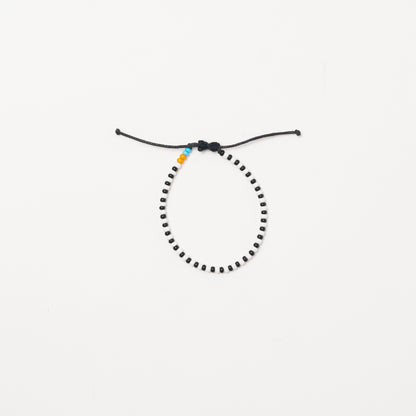 Single Strand Bracelet - Black/White