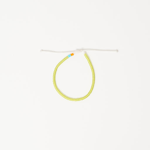 Single Strand Bracelet - Lime