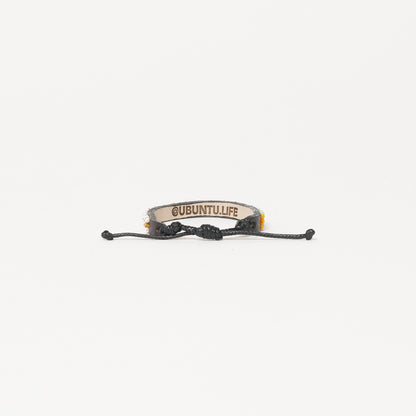 Skinny Msalaba Bracelet - White/Gold