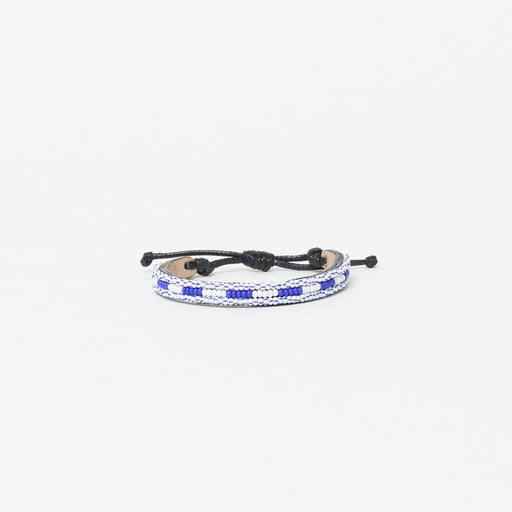 Skinny Nija Bracelet - Blue Dash/Royal