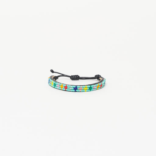 Skinny Msalaba Bracelet- Turquoise/Multi
