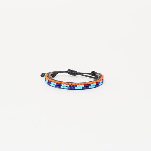 Skinny Mstari Bracelet - Orange/Blue/Aqua