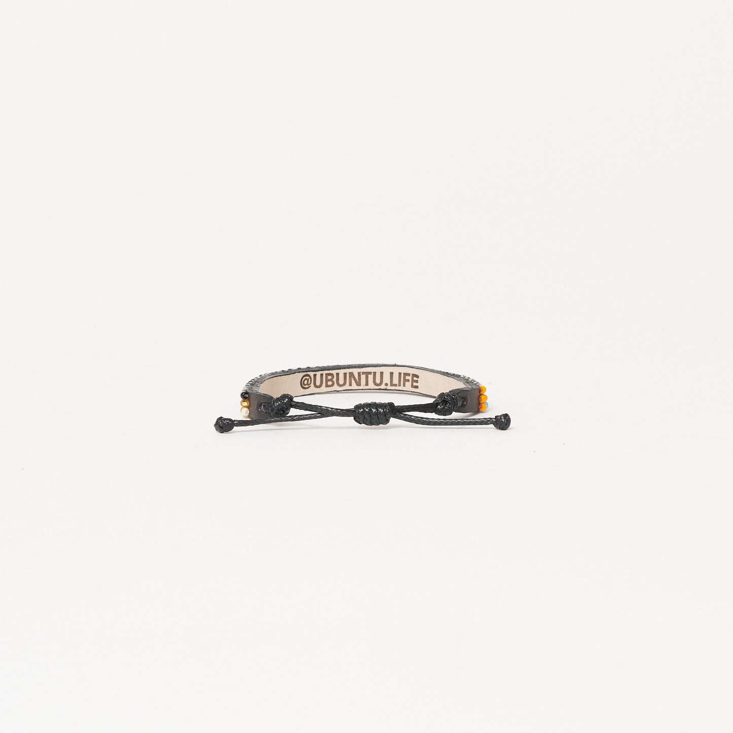 Skinny Mchanga Bracelet - Black/Gold