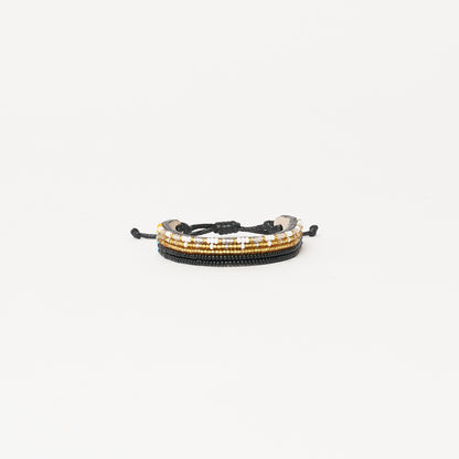 Uzuri Bracelet - Gold/Black