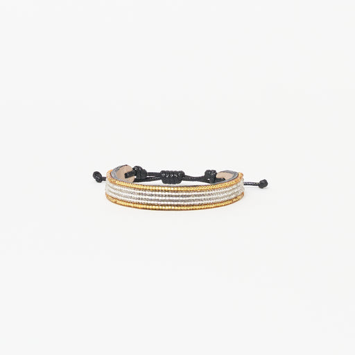 Solid Stripe Bracelet - Gold/Silver