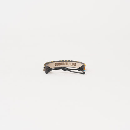 Pattern Bracelet - Black Metallic Multi