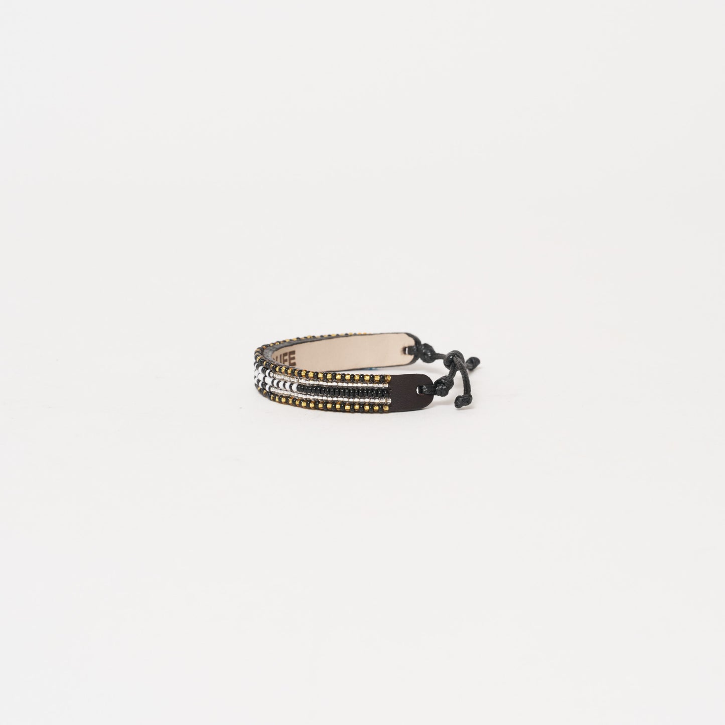 Pattern Bracelet - Black Metallic Multi