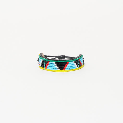 Mara Bracelet - Turquoise/Black/Pyramid Multi