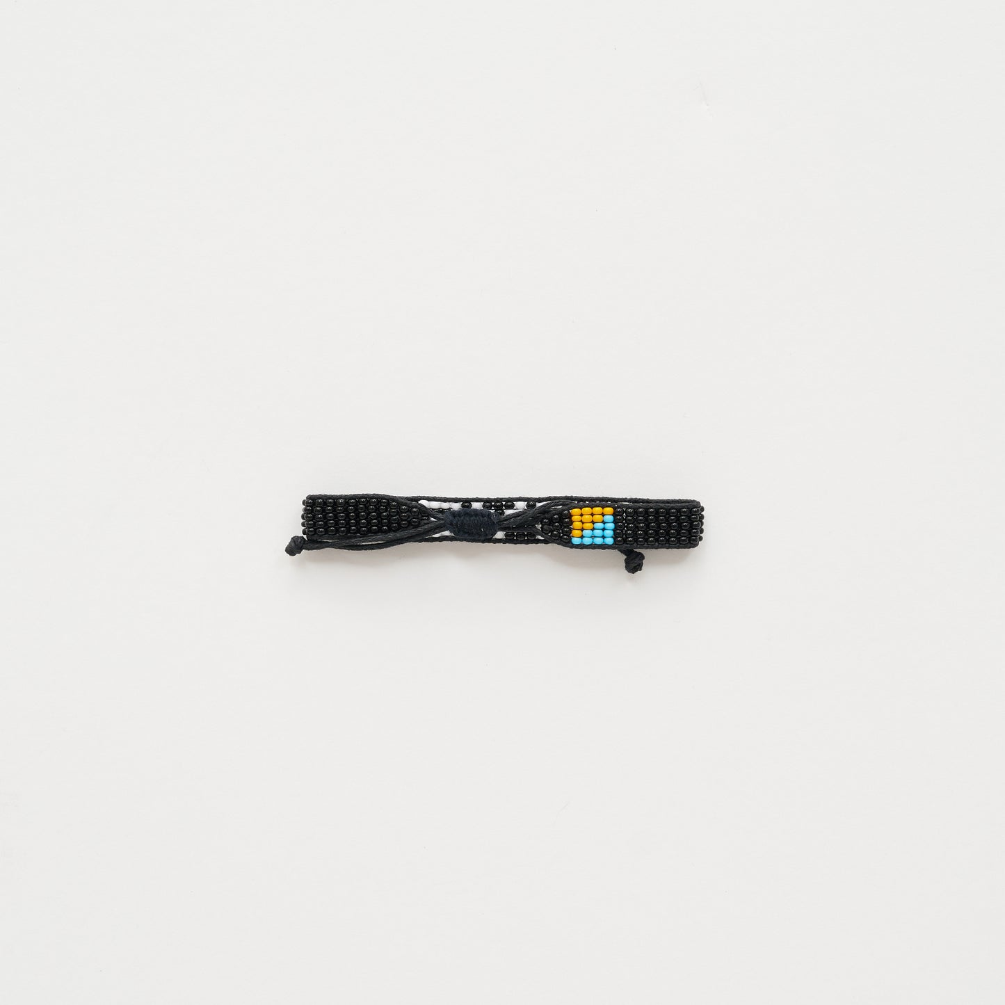 Woven LOVE Bracelet - Black/White