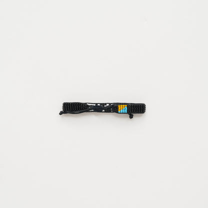 Woven LOVE Bracelet - Black/White