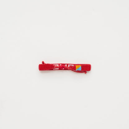 Woven LOVE Bracelet - Red/White