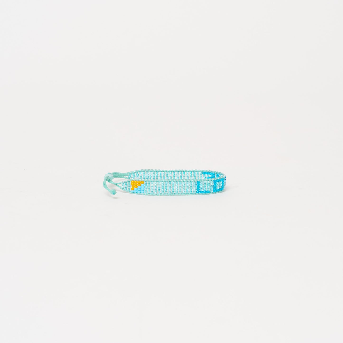 Woven LOVE Bracelet - Mint/Marine