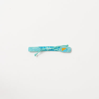 Woven LOVE Bracelet - Mint/Marine