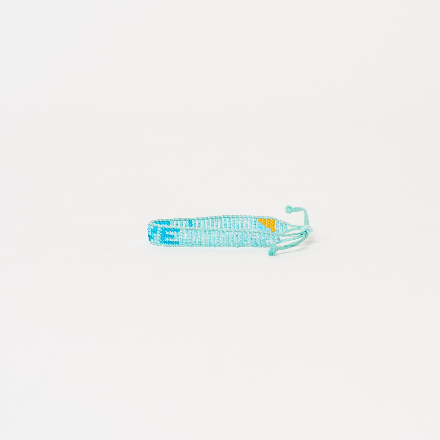 Woven LOVE Bracelet - Mint/Marine
