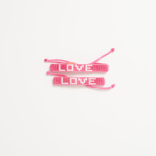 Big & Kid Woven LOVE Pack - Pink