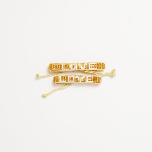 Big & Kid Woven LOVE Pack - Gold